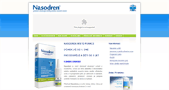 Desktop Screenshot of nasodren.cz